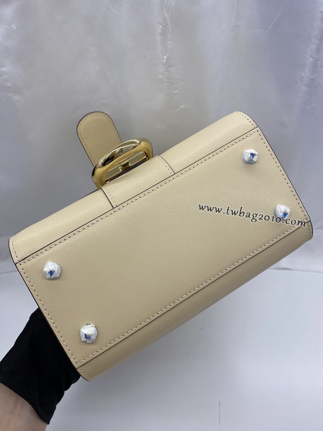 Delvaux新色沙丘色新版box皮手提女包 德爾沃專櫃經典款Brillant PM包袋 bxs1066